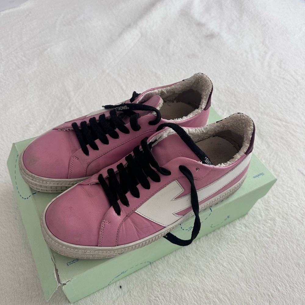 Off-White Arrow 3.0 Pink Sneakers – Pink/White – Size 40 (US W 10), Good